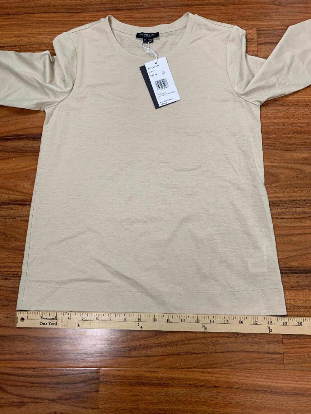 Lafayette 148 Raffia Hemp Blend Long Sleeve Top NWT - Picture 9 of 10